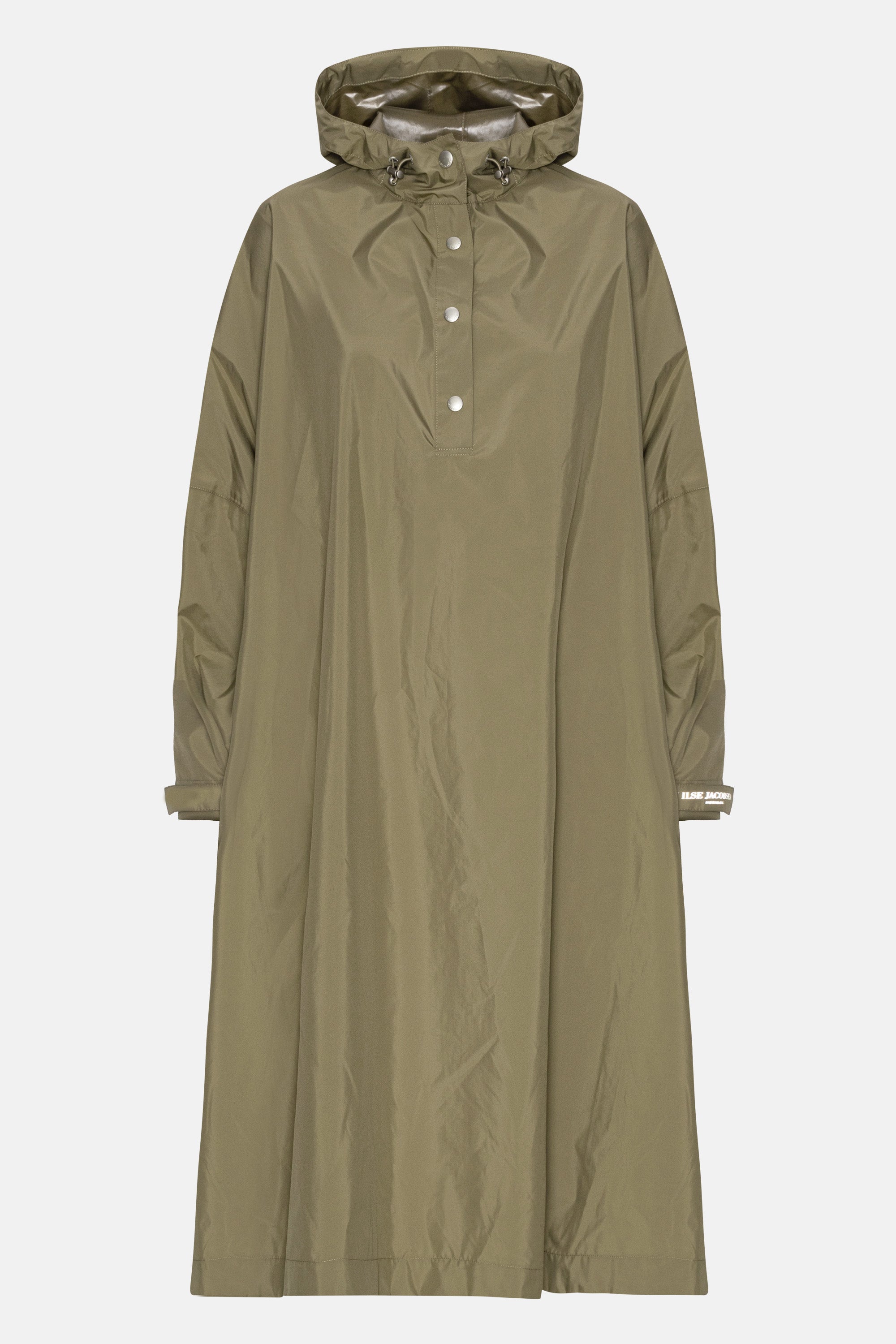 Ilse Jacobsen Hornbæk Rain Poncho w. Sleeves Poncho 496 Covert Green